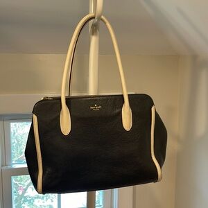 Kate spade two toned bag, Black and Tan